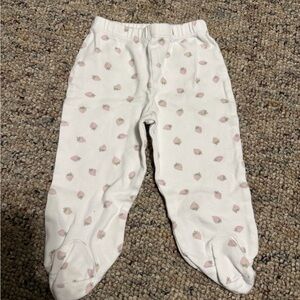 Strawberry Footie Pants